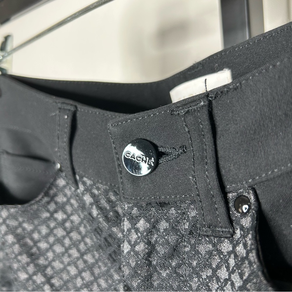 Cache Textured Panel Skinny Pant - Picture 4 of 7